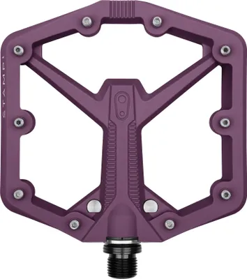 Crankbrothers Stamp 1 Gen 2 - Large, Plattform-Pedal - purple
