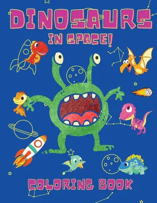 Produktbild von Dinosaurs in Space Coloring Book