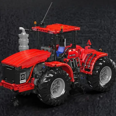 Produktbild von RC Knicklenker-Traktor - Klemmbaustein-Set 17081/17082 - Motorisiert - Technik-Fahrzeug - Kunststoff - Ab 18 Jahren - Pink