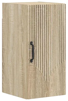 Image de vidaXL Armoire murale de salle de bain HOORN, en chêne Sonoma, 30 x 31 x 59 cm