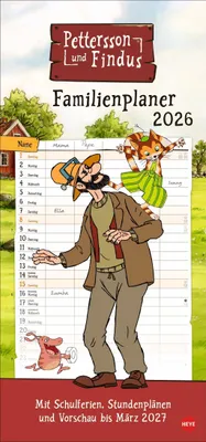 Produktbild von Pettersson und Findus Familienplaner 2026