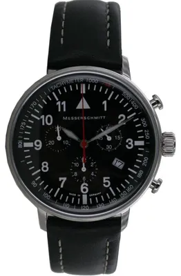 Produktbild von Aristo Herren Messerschmitt Uhr Fliegeruhr ME-755 Leder