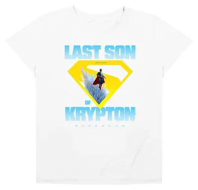 Immagine prodotto di Maglietta da donna "Superman - 2025 Ultimo Figlio di Krypton", modello TV36113 (taglia M), colore bianco