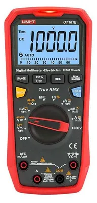 Obrázek produktu pro UNI-T, UT161E, profesionální digitální multimetr, 1000 V, True RMS, 22000 počítání