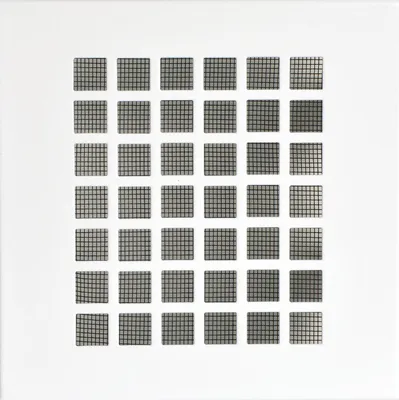 Produktbild von UPMANN Lüftungsgitter eckig mit Klemmfeder 140x140 mm Stahl weiß