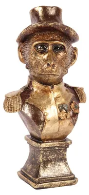 Produktbild von Affenbüste aus Polyresin, 27 cm