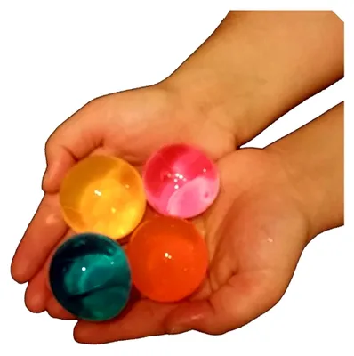 Produktbild von 80 Stück große Wasserperlen Gelperlen (3-6 cm)