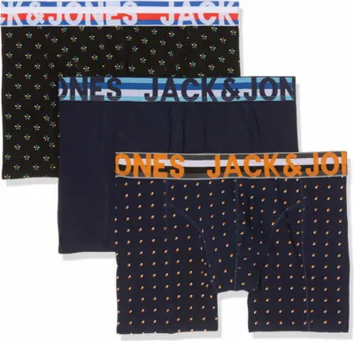 Produktbild von Jack & Jones Trunks 3 Pack Unterhose Shorts JACHENRIK