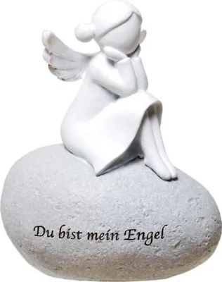 Produktbild von Engel auf Stein "Du bist mein Engel"