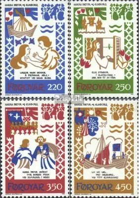 Produktbild von Briefmarken Dänemark - Färöer 1982 Mi 75-78 (kompl.Ausg.) postfrisch Tanzballade