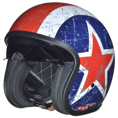 Produktbild von RC-590 Jethelm Custom Motorradhelm Chopper Chopper Motorrad Roller Helm rueger Rebell S (55-56)