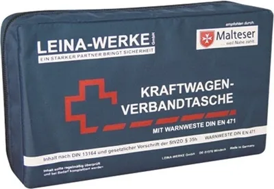 Produktbild von LEINA-WERKE KFZ Erste Hilfe Set Verbandskasten für Auto LKW Motorrad