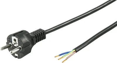 Produktbild von Goobay 94701, 2 m, Netzstecker Typ F, H05VV-F3G, 250 V