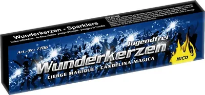 Produktbild von 40 Wunderkerzen 18cm - 40 Sekunden Brenndauer
