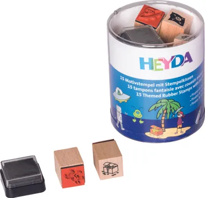 Obrázok produktu pre Heyda 204888486 Sada pečiatok "Piráti a kozmonauti"