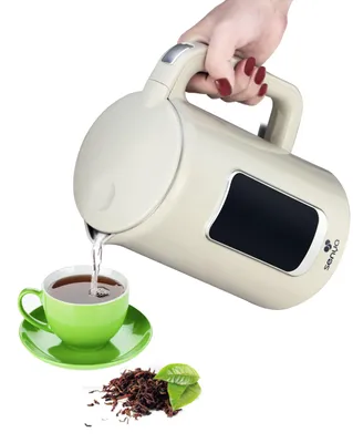 Imagen del producto de SENYA, hervidor eléctrico de 1,7 litros, acero inoxidable, con temperatura ajustable de 40 – 1