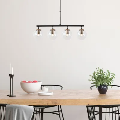 Produktbild von Opviq, Fazli- Fazli FLG, Schwarz, Kronleuchter, 70 x 15 x 43-87 cm, Metallkörper