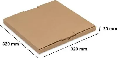 Obrázok produktu pre Kartónová výsekovaná forma Kartónová krabica Kartón 320 x 320 x 20 mm pre gramofónové platne