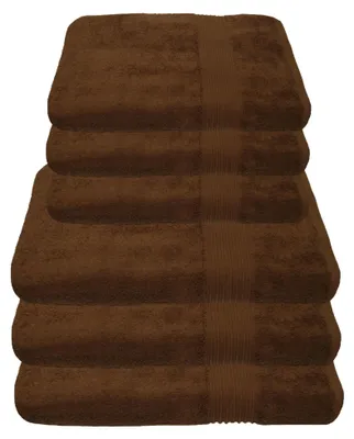 Produktbild von Julie Julsen Handtuch Set Schokobraun,Set:6 tlg. 3 Badetücher 3 Handtücher