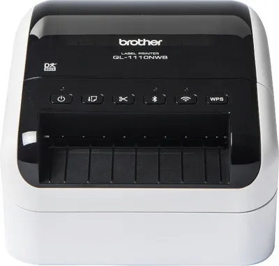 Produktbild von Brother QL-1110NWB - Etikettendrucker - Thermodirekt - Rolle (10,36 cm) USB 2.0 LAN Wi-Fi(n)