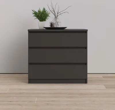 Produktbild von Naia Kommode Schwarz matt