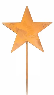 Produktbild von Stern am Stab13xH13cm + 31cm StabrostEisen