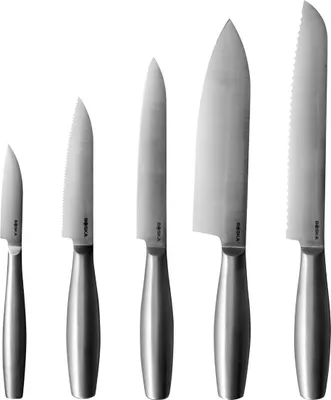 Produktbild von Boska Küchenmesser-Set Copenhagen 5-tlg., Messer, Edelstahl, Silberfarben, 357685