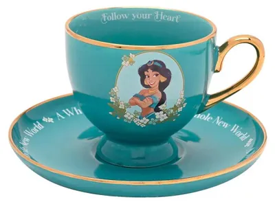 Zdjęcie produktu dla Filiżanka i spodek z motywem księżniczki Jasmine z Disneya