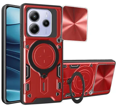 Obrázok produktu pre Techsuit CamGuard Pro puzdro pre Xiaomi Redmi Note 14 5G – červené (Red)
