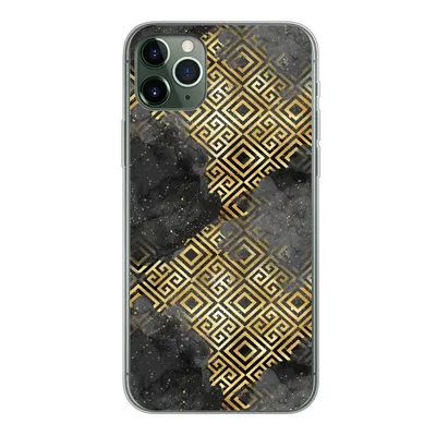Produktbild von MuchoWow® Handyhülle Schutzhülle Hülle für iPhone 11 Pro Max Gold - Marmor - Muster Silikon Softcase Handy Hülle - Schutz
