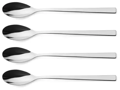 Latte-Löffel-Set, 4-teilig, Edelstahl, 20,9 cm, spülmaschinengeeignet