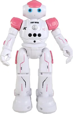 Image de Jouet robot RC avec reconnaissance des gestes Télécommande Boite programmable Chanter danser, Version anglaise Rose
