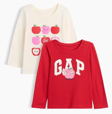 Produktbild von GAP Baby-T-Shirt mit Logo, 2 Stück 5YRS
