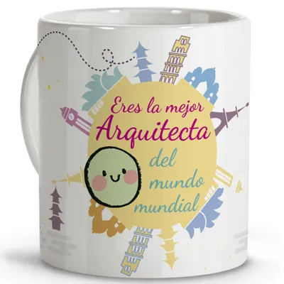 Architekten-Tasse, personalisierte Keramiktasse, 330 ml, Geschenkbox
