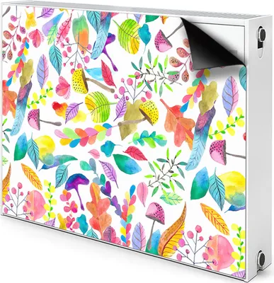 Produktbild von Magnet Radiator Magnet Mat Heizkörper Heizung Verkleidung Abdeckung 80x60 cm  - Pilze