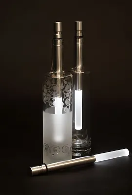 Produktbild von LED Flaschenleuchte "Bottlelight" 850 (Weiß) 3er-Set Batteriebetrieb