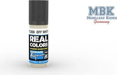 Zdjęcie produktu dla AK Interactive S.L. AK-RC808 REAL COLORS: Off White 17 ml