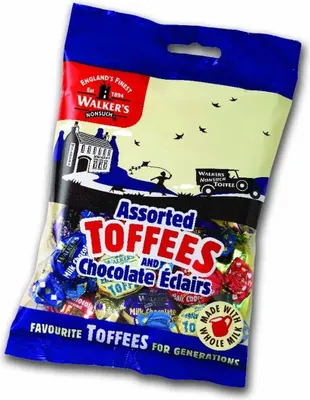 Produktbild von Toffees und Eclair Mix 150g, Walkers Toffees