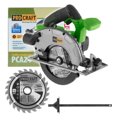 Obrázok produktu pre Akumulátorová okružná píla Procraft PCA24bb (bez batérie a nabíjačky)