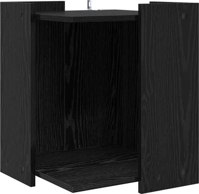Immagine prodotto di Rifugio per lettiera per gatti Rovere Nero 42 x 42 x 51 cm