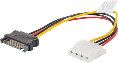 Image de Lanberg SATA adapter cable power supply(M) -> Molex(F) 0.15m