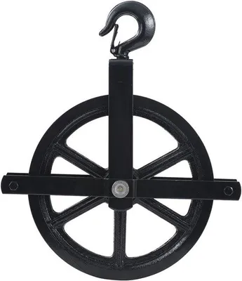 Produktbild von Famanu Katrol 250 mm mit 400 kg Tragkraft - Inklusive Haken