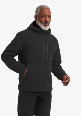 Produktbild von Jack Wolfskin Lake Ridge Hooded Jkt Fleecejacke Herren schwarz L