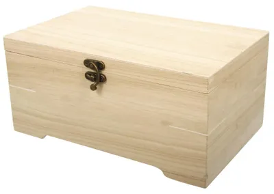 Productafbeelding van Houten sierdoos met binnenin compartimenten, 2-delig, afmetingen 28x18x13,5 cm