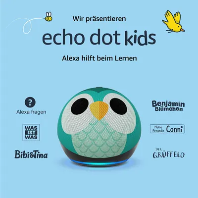 Produktbild von Amazon Echo Dot Kids (5.Gen) WLAN Lautsprecher