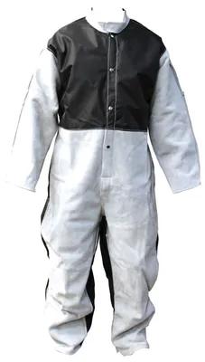 Produktbild von TOP Sandstrahler-Anzug, Sandstrahleroverall - Sandstrahlanzug | Widerstandsfähiges Leder und spezieller Techno-Stoff - Germany | Größe 50