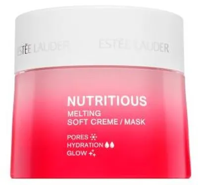 Zdjęcie produktu dla Estée Lauder Nutritious Melting Soft Creme / Mask, Krem na dzień i na noc, Kobiety, Skóra mieszana, Skóra normalna, Skóra tłusta, Skóra wrażliwa, Twarz, Zapobiega zaczerwienieniom, Przeciw błyszczeniu, Nawilżający, Odżywiający, Zwężanie porów,..., 50 ml