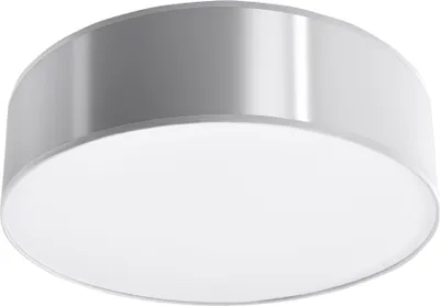 Immagine prodotto di Plafoniera rotonda grigia E27 in metallo lampada da soffitto moderna