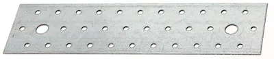 Lochplatte Stahl sendzimirverzinkt 240x60x2 mm 25 Stück silber