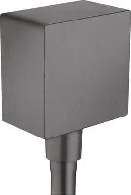 Obrázek produktu pro AXOR ShowerSolutions Wandanschluss eckig Brushed Black Chrome, 36732340